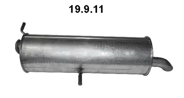 Silencieux arrière EBERSPÄCHER 19.9.11