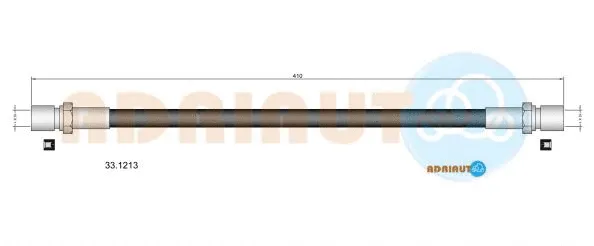 Flexible de frein ADRIAUTO 33.1213