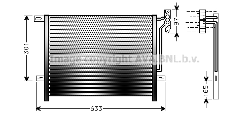 Condenseur, climatisation PRASCO BW5203