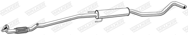 Silencieux central WALKER 22370