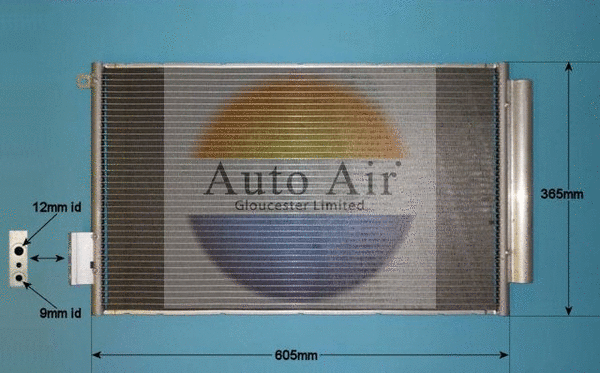 Condenseur, climatisation AUTO AIR GLOUCESTER 16-1994