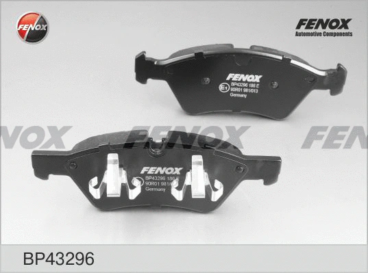 Kit de plaquettes de frein, frein à disque FENOX BP43296