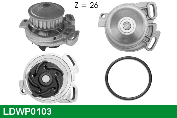 Pompe à eau, refroidissement du moteur LUCAS LDWP0103