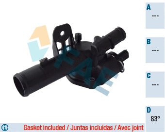 Thermostat, liquide de refroidissement FAE 5312583