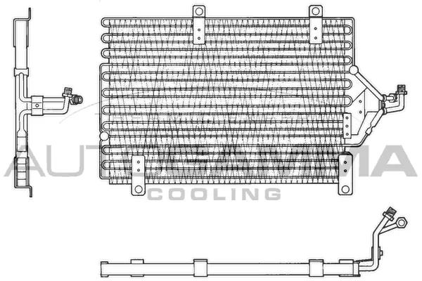 Condenseur, climatisation AUTOGAMMA 101561
