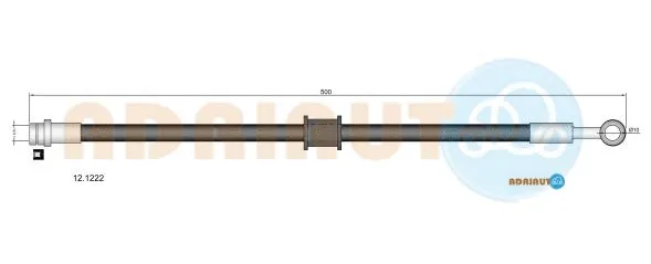 Flexible de frein ADRIAUTO 12.1222