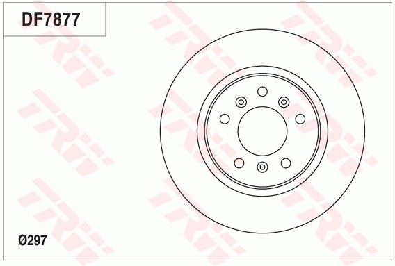 Disque de frein TRW DF7877