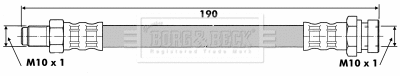 Flexible de frein BORG & BECK BBH6515
