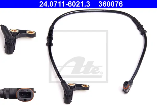 Capteur, vitesse de roue ATE-APAC 24.0711-6021.3