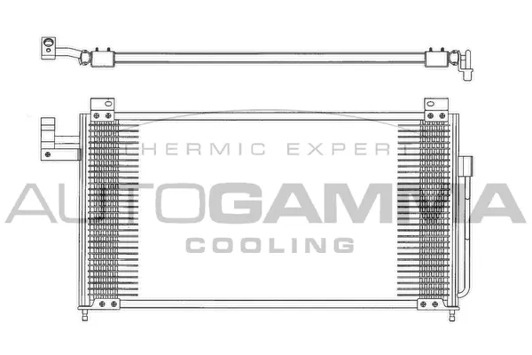 Condenseur, climatisation AUTOGAMMA 102674