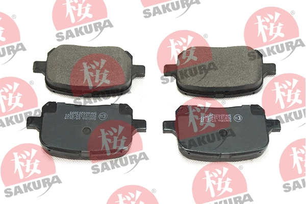 Kit de plaquettes de frein, frein à disque SAKURA 600-20-3895