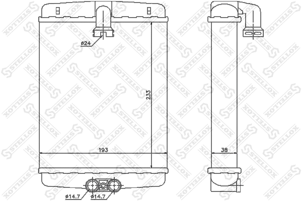 Système de chauffage STELLOX 10-35120-SX