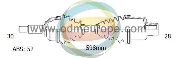 Arbre de transmission 4X4 ESTANFI EST-18-082991
