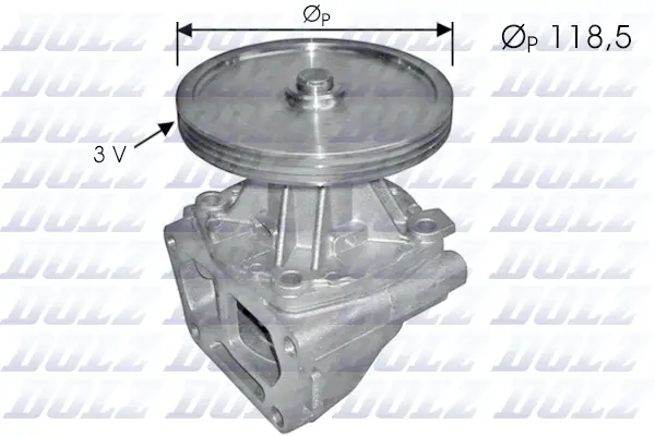Pompe à eau, refroidissement du moteur DOLZ S121