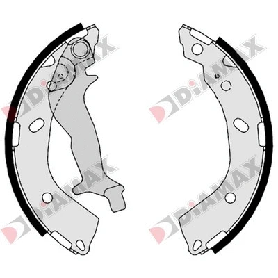 Jeu de mâchoires de frein DIAMAX N01336