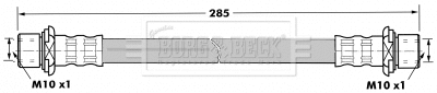 Flexible de frein BORG & BECK BBH7223