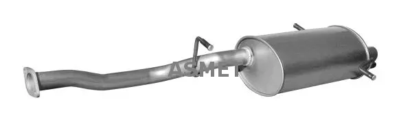 Silencieux arrière ASMET 17.003