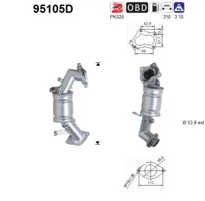 Catalyseur AS 95105D