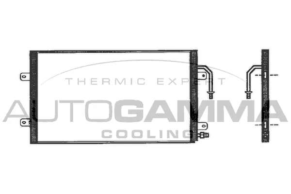 Condenseur, climatisation AUTOGAMMA 101746