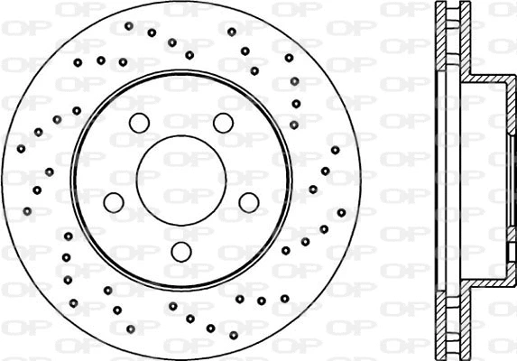 Disque de frein OPEN PARTS BDRS2167.25
