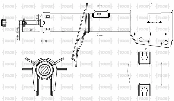 Amortisseur TOOR SG16260