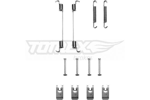 Kit d'accessoires, mâchoire de frein TOMEX Brakes TX 41-70