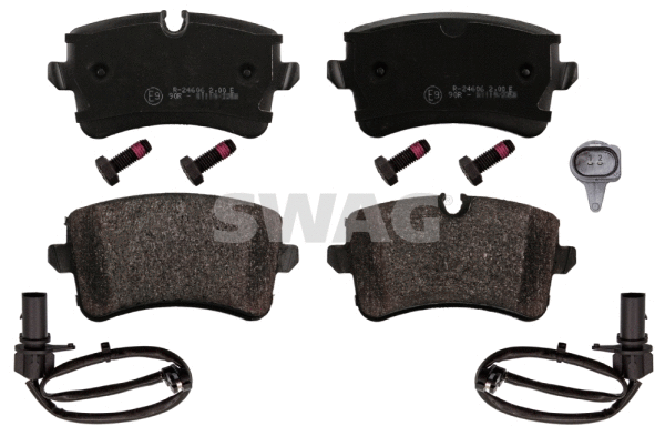Kit de plaquettes de frein, frein à disque SWAG 30 11 6016