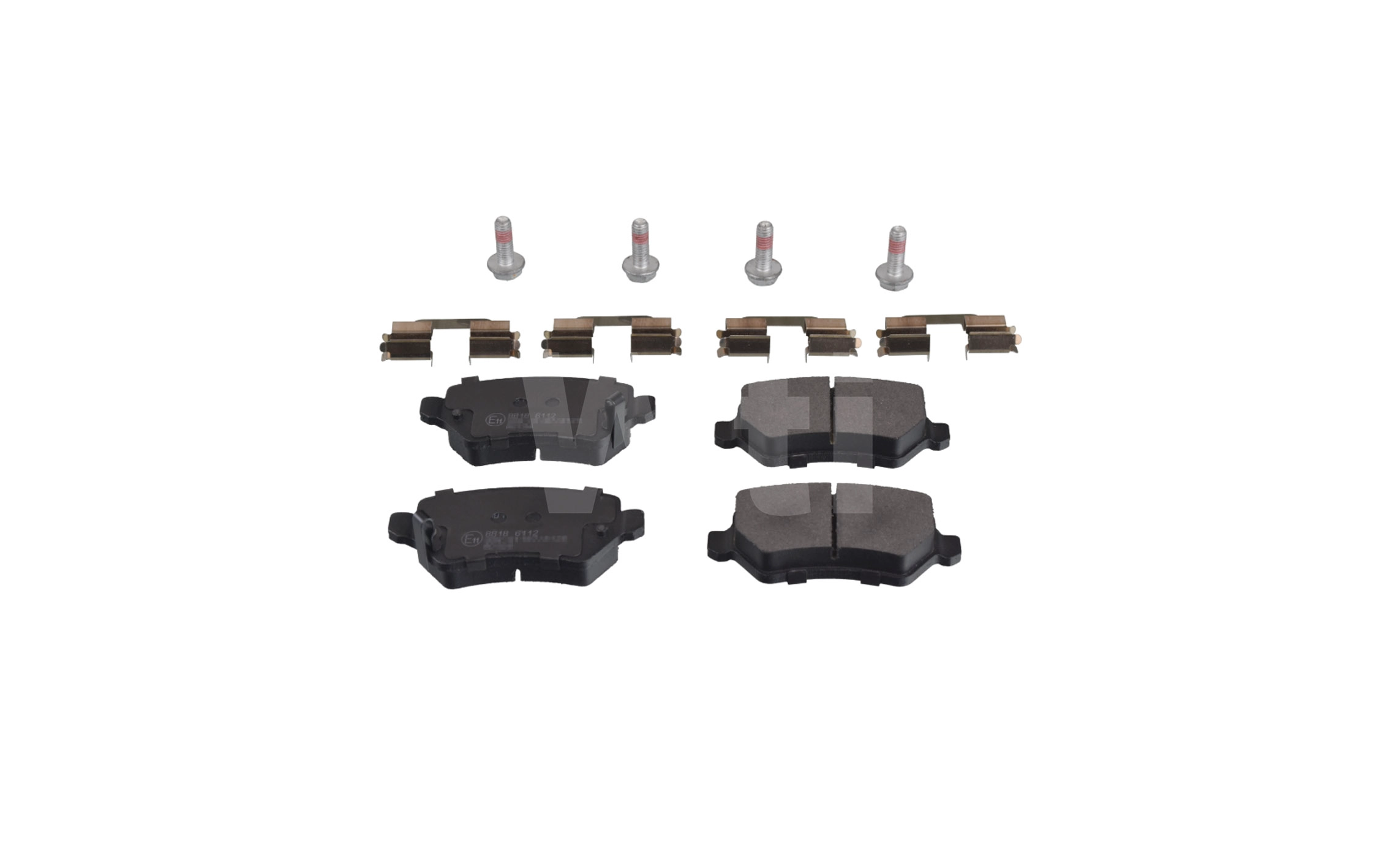 Kit de plaquettes de frein, frein à disque Wti Automotive K851057