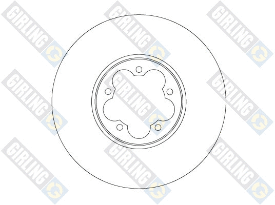 Disque de frein GIRLING 6069215