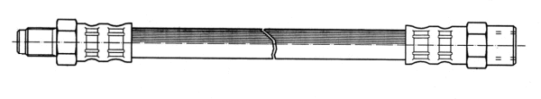 Flexible de frein CEF 510006