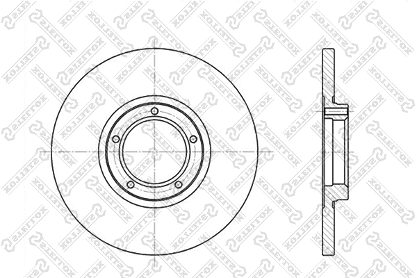 Disque de frein STELLOX 6020-2523-SX