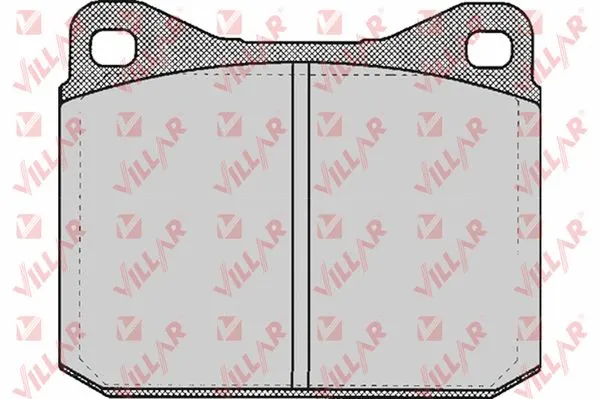 Kit de plaquettes de frein, frein à disque VILLAR 626.0401