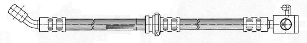Flexible de frein CEF 511689