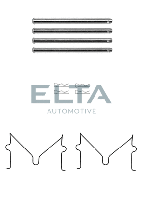 Kit d'accessoires, plaquette de frein à disque ELTA AUTOMOTIVE EA8855