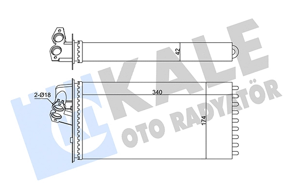 Système de chauffage KALE OTO RADYATÖR 346795