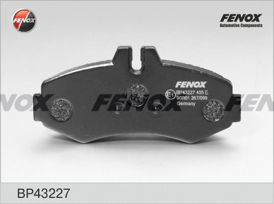 Kit de plaquettes de frein, frein à disque FENOX BP43227