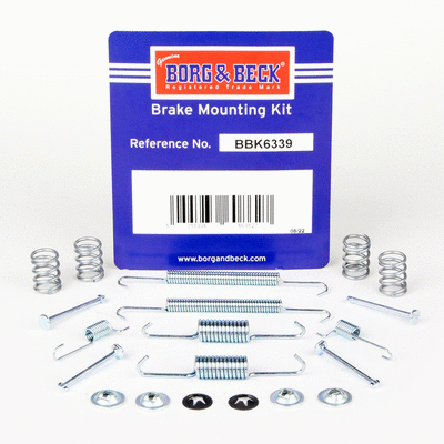 Kit d'accessoires, mâchoires de frein de stationnement BORG & BECK BBK6339