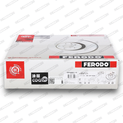 Disque de frein FERODO DDF2409C-1-D