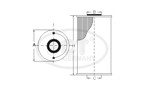 Filtre à carburant SCT - MANNOL SC 7007