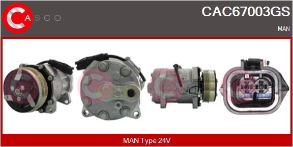Compresseur, climatisation CASCO CAC67003GS