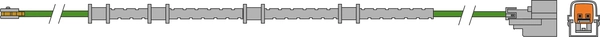 Contact d'avertissement, usure des plaquettes de frein JURATEK JCW313