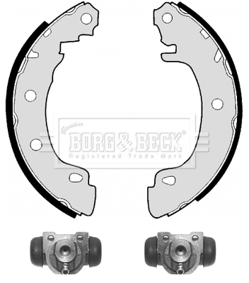 Jeu de mâchoires de frein BORG & BECK BBS1036K