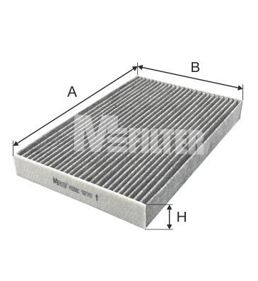 Filtre, air de l'habitacle MFILTER K 9206C