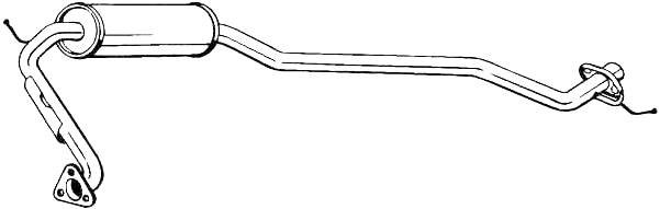 Silencieux central VEGAZ GmbH HOS-227