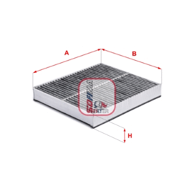 Filtre, air de l'habitacle SOFIMA S 4320 CA