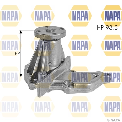 Pompe à eau, refroidissement du moteur NAPA NWP1190