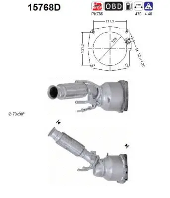 Catalyseur AS 15768D
