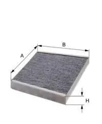 Filtre, air de l'habitacle UNIFLUX FILTERS XCK109
