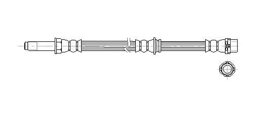 Flexible de frein Technika 43247