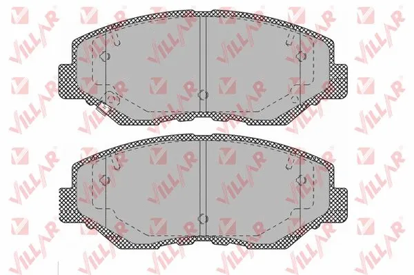 Kit de plaquettes de frein, frein à disque VILLAR 626.1364